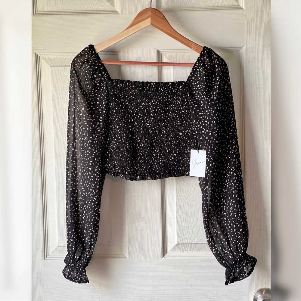 Japna Long-sleeve Fitted Crop